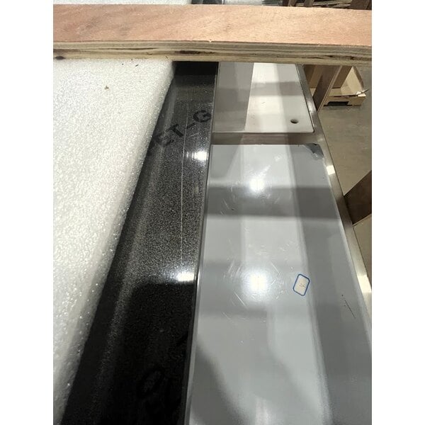 Scratch and Dent Regency 193PB74S 74" Standard Stainless Steel Portable Bar with Two Removable Speed Rails, Ice Bin, and Removable Ice Bin Cover