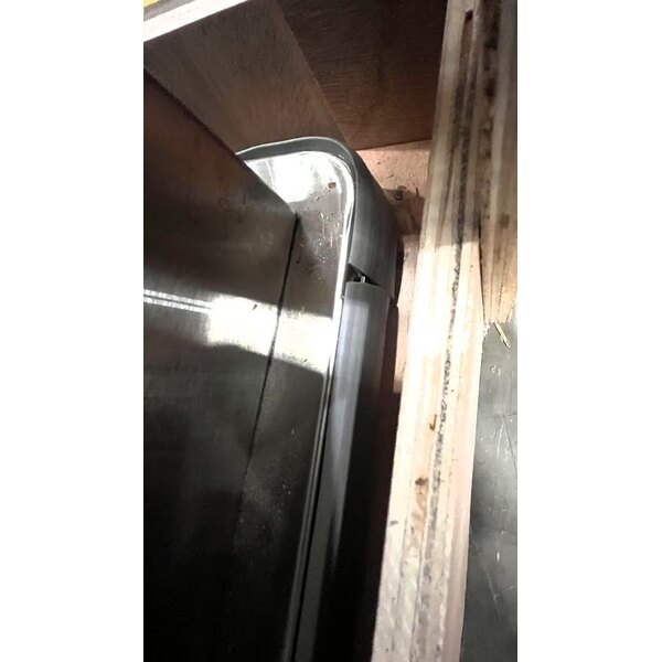 Scratch and Dent Regency 193PB74S 74" Standard Stainless Steel Portable Bar with Two Removable Speed Rails, Ice Bin, and Removable Ice Bin Cover