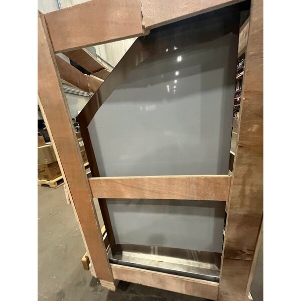 Scratch and Dent Regency 193PB74S 74" Standard Stainless Steel Portable Bar with Two Removable Speed Rails, Ice Bin, and Removable Ice Bin Cover