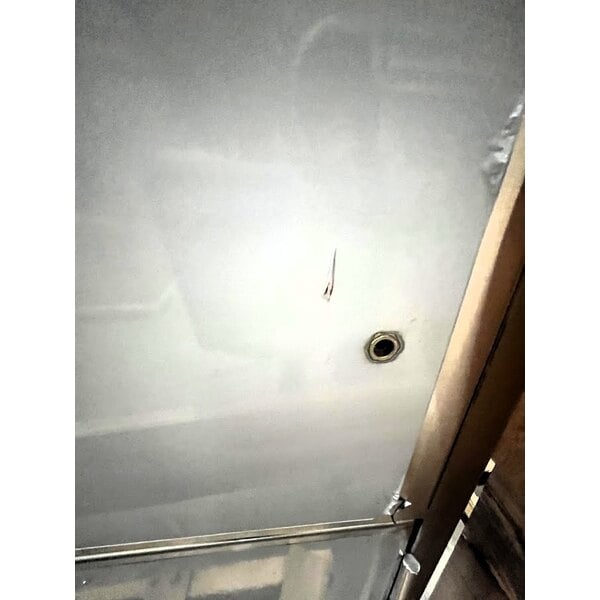 Scratch and Dent Regency 193PB74S 74" Standard Stainless Steel Portable Bar with Two Removable Speed Rails, Ice Bin, and Removable Ice Bin Cover