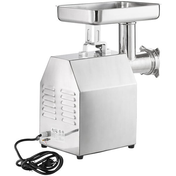 Scratch and Dent Avantco MG22R #22 Meat Grinder with Reverse Function - 110V, 1 1/2 hp