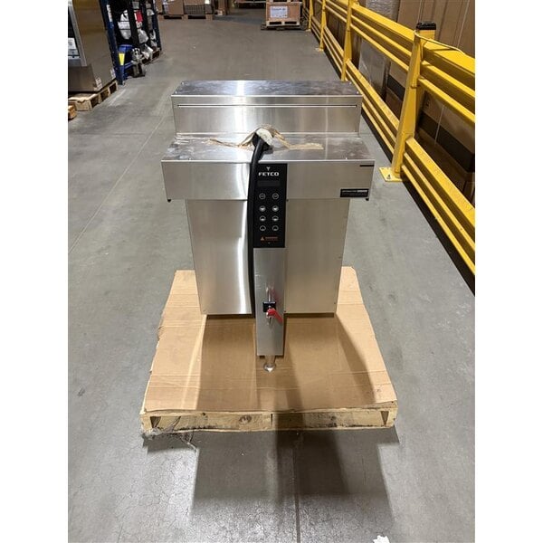 Scratch and Dent Fetco CBS-1252 Plus Series Twin Automatic Digital Coffee Brewer With Plastic Brew Basket - 208/240V, 6000W