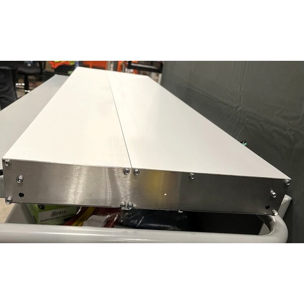 Scratch and Dent Hatco GRAH-48D Glo-Ray 48" Aluminum Dual High Wattage Infrared Warmer with 3" Spacer and Toggle Controls - 208V, 2,200W