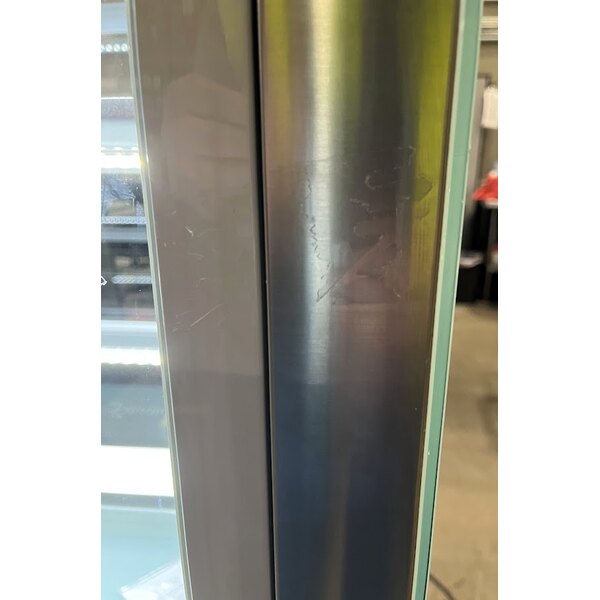 Scratch and Dent Avantco BCFD-48 47 3/16" White Square Dry Bakery Display Case with LED Lighting