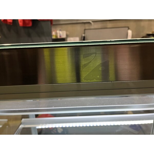 Scratch and Dent Avantco BCFD-48 47 3/16" White Square Dry Bakery Display Case with LED Lighting