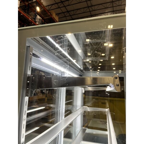 Scratch and Dent Avantco BCFD-48 47 3/16" White Square Dry Bakery Display Case with LED Lighting