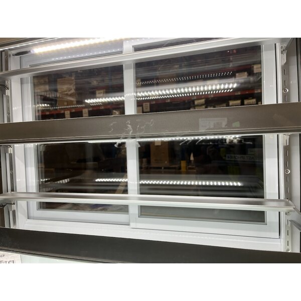 Scratch and Dent Avantco BCFD-48 47 3/16" White Square Dry Bakery Display Case with LED Lighting