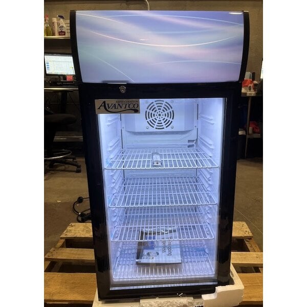 Scratch and Dent Avantco SC-80 Customizable Countertop Merchandiser Refrigerator