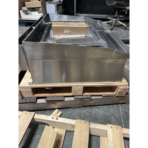 Scratch and Dent Cooking Performance Group GM-CPG-36-NL 36" Gas Countertop Griddle with Manual Controls - 90,000 BTU