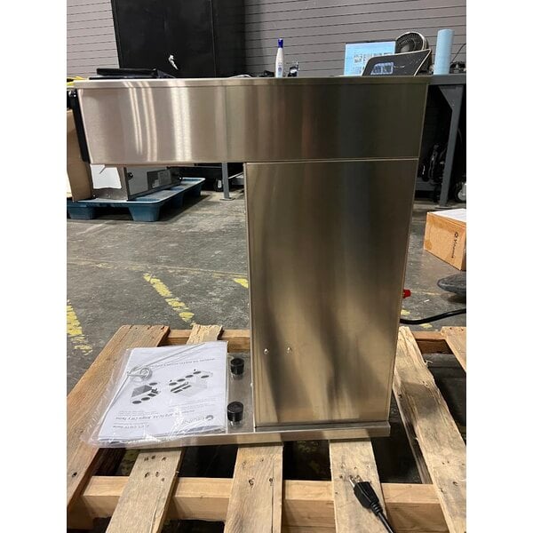 Scratch and Dent Bunn 23001.0017 CWTF15 APS Airpot Brewer with Stainless Steel Funnel and Hot Water Faucet - 120V