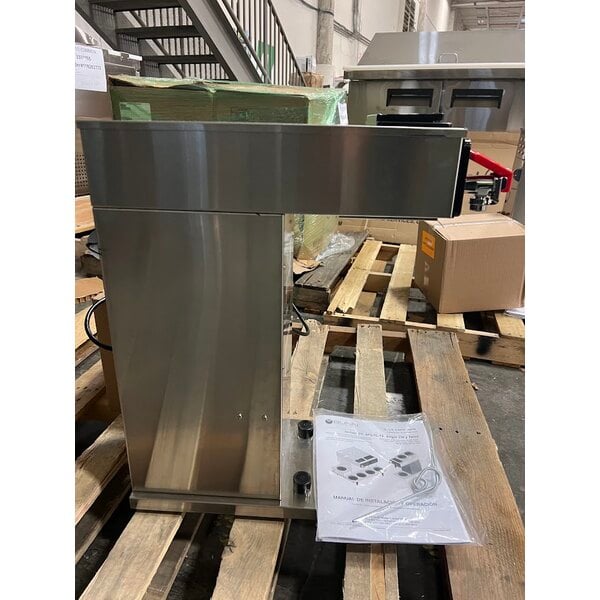 Scratch and Dent Bunn 23001.0017 CWTF15 APS Airpot Brewer with Stainless Steel Funnel and Hot Water Faucet - 120V