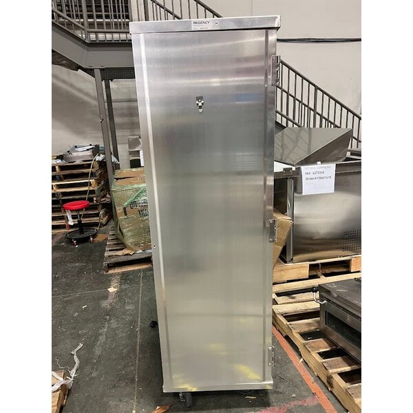 Scratch and Dent Regency 40 Pan End Load Enclosed Bun / Sheet Pan Rack - Welded