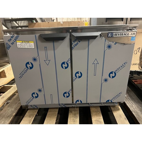 Scratch and Dent Beverage-Air UCR34HC 34" Shallow Depth Low Profile Undercounter Refrigerator