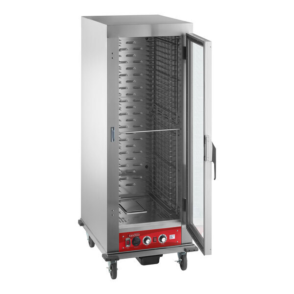Scratch and Dent Avantco HPESC-1836 Full Size Vacuum-Insulated Heated Holding / Proofing Cabinet with Clear Door - 120V