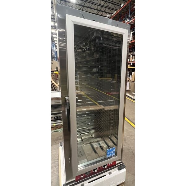 Scratch and Dent Avantco HPESC-1836 Full Size Vacuum-Insulated Heated Holding / Proofing Cabinet with Clear Door - 120V