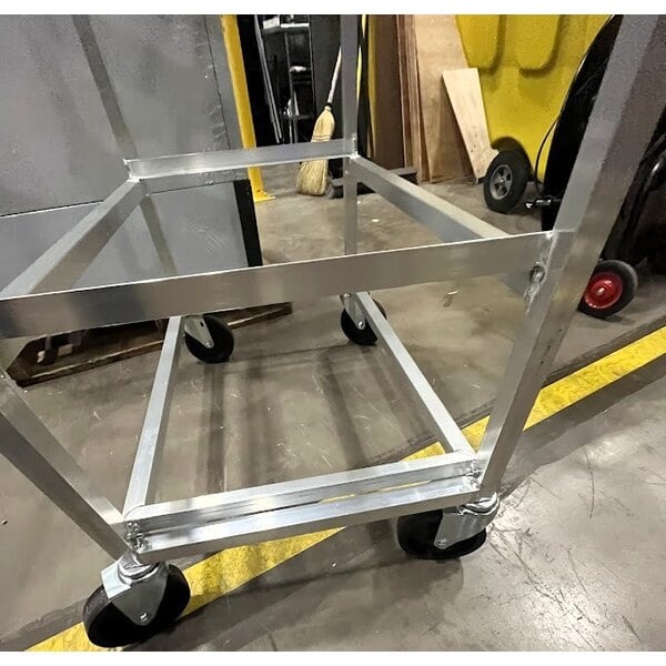 Scratch and Dent Channel SRS-7 7 Pan Side Load Angled Merchandising Cart