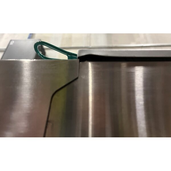 Scratch and Dent Cooking Performance Group FFOP40 Natural Gas 40 lb. Stainless Steel Open Pot Floor Fryer - 90,000 BTU