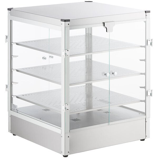 Scratch and Dent Carnival King HPW-18D2S 18" Full Service Warmer / Merchandiser - 120V, 500W