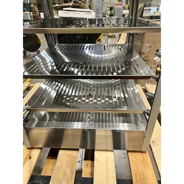 Scratch and Dent Carnival King HPW-18D2S 18" Full Service Warmer / Merchandiser - 120V, 500W