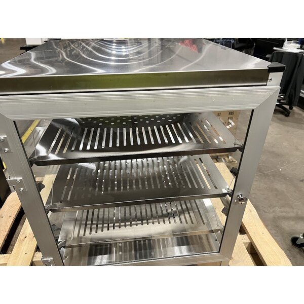 Scratch and Dent Carnival King HPW-18D2S 18" Full Service Warmer / Merchandiser - 120V, 500W