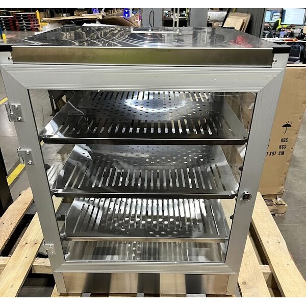 Scratch and Dent Carnival King HPW-18D2S 18" Full Service Warmer / Merchandiser - 120V, 500W