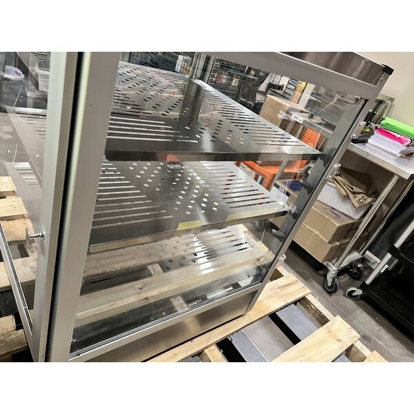 Scratch and Dent Carnival King HPW-18D2S 18" Full Service Warmer / Merchandiser - 120V, 500W