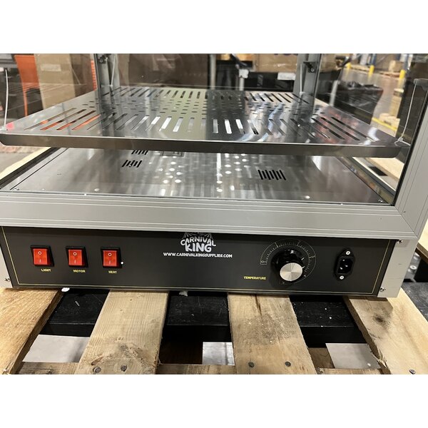 Scratch and Dent Carnival King HPW-18D2S 18" Full Service Warmer / Merchandiser - 120V, 500W