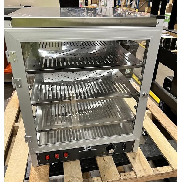 Scratch and Dent Carnival King HPW-18D2S 18" Full Service Warmer / Merchandiser - 120V, 500W