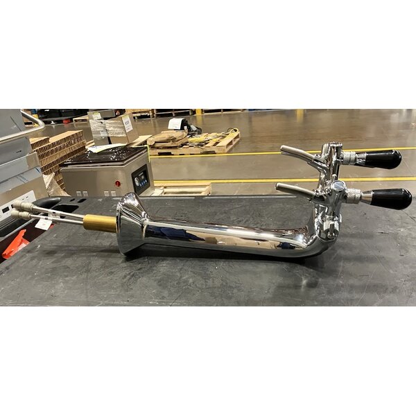 Scratch and Dent Narvon C3A Chrome-Plated Column Tap Water Dispenser with 3 Taps