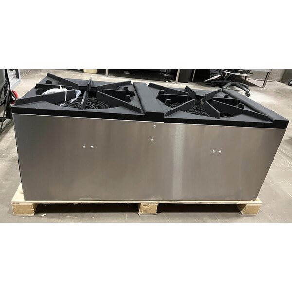Scratch and Dent Cooking Performance Group CPG-DSPR-L Liquid Propane Stock Pot Range - 160,000 BTU