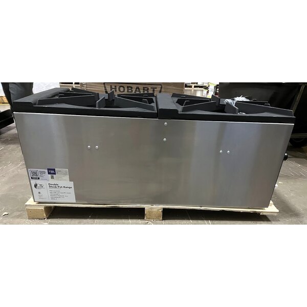 Scratch and Dent Cooking Performance Group CPG-DSPR-L Liquid Propane Stock Pot Range - 160,000 BTU