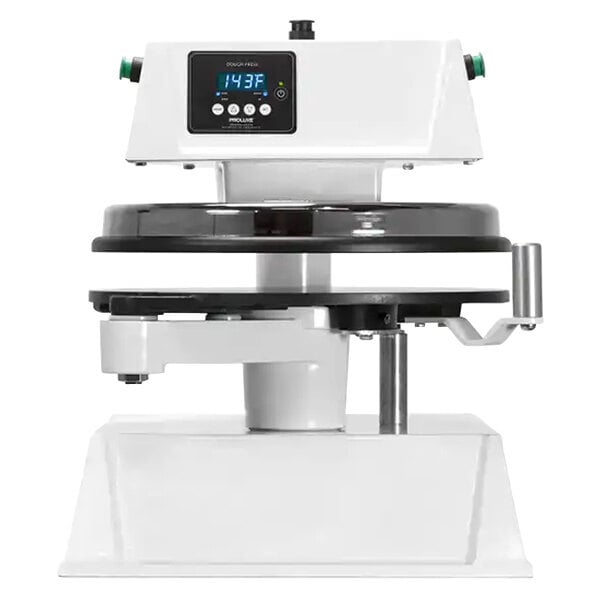 Scratch and Dent Proluxe Apex Pro X1 DP1350CA 18" Hydraulic Automatic Heavy Duty Pizza Dough Press - 120V, 1500W