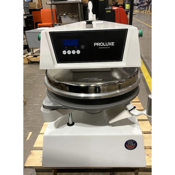 Scratch and Dent Proluxe Apex Pro X1 DP1350CA 18" Hydraulic Automatic Heavy Duty Pizza Dough Press - 120V, 1500W
