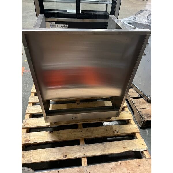 Scratch and Dent Regency LDC-2324 24" Five-Tiered Stainless Steel Liquor Display Cabinet - 23" Deep