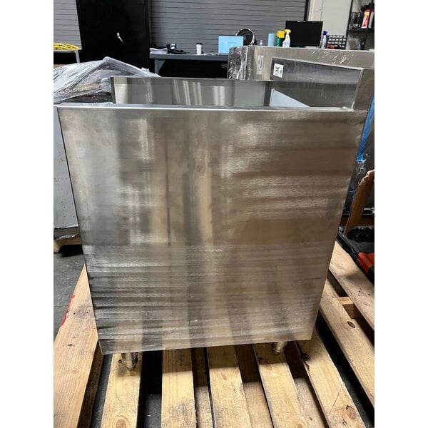 Scratch and Dent Regency LDC-2324 24" Five-Tiered Stainless Steel Liquor Display Cabinet - 23" Deep