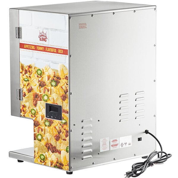 Scratch and Dent Carnival King CD450 Stainless Steel Dual Peristaltic Cheese Sauce and Chili Dispenser - 120V, 450W