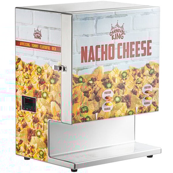 Scratch and Dent Carnival King CD450 Stainless Steel Dual Peristaltic Cheese Sauce and Chili Dispenser - 120V, 450W