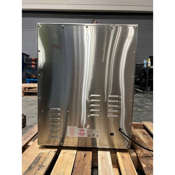 Scratch and Dent Carnival King CD450 Stainless Steel Dual Peristaltic Cheese Sauce and Chili Dispenser - 120V, 450W