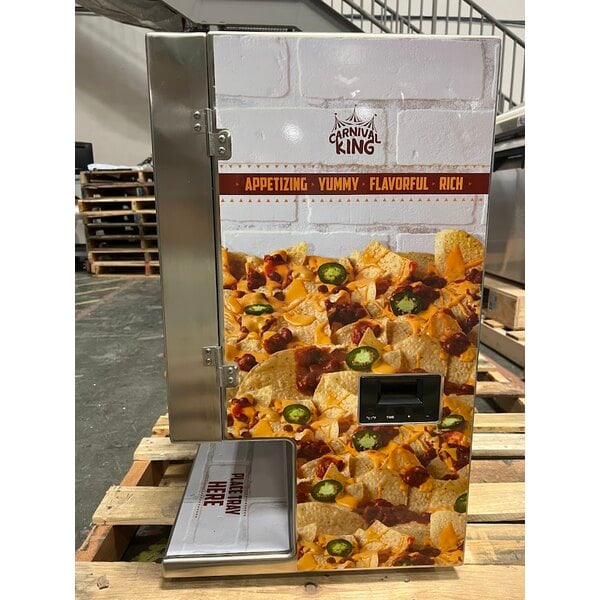 Scratch and Dent Carnival King CD450 Stainless Steel Dual Peristaltic Cheese Sauce and Chili Dispenser - 120V, 450W