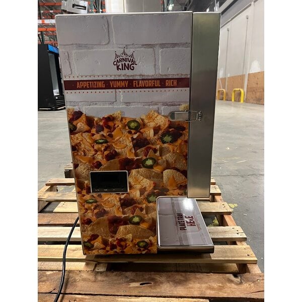 Scratch and Dent Carnival King CD450 Stainless Steel Dual Peristaltic Cheese Sauce and Chili Dispenser - 120V, 450W