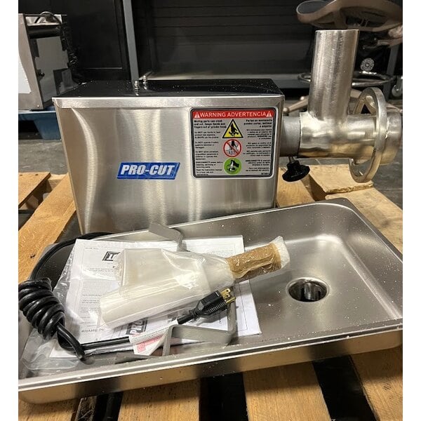 Scratch and Dent ProCut KG-12-FS #12 Electric Meat Grinder - 115V, 3/4 hp