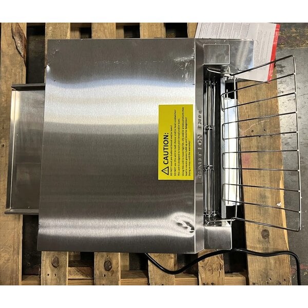 Scratch and Dent Avantco T3600B Commercial 14 1/2" Wide Conveyor Toaster with 3" Opening - 208V, 3600W, 1200 Slices per Hour