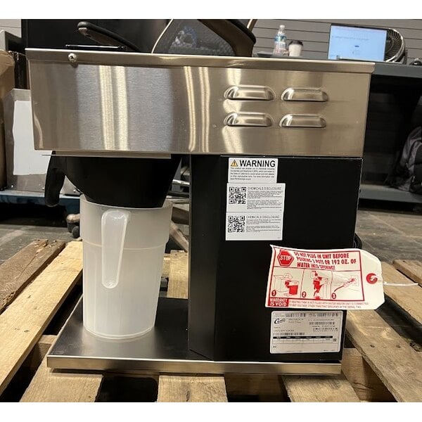 Scratch and Dent Curtis CAFEOPP10A000 12 Cup Pourover Thermal Carafe Coffee Brewer - 120V