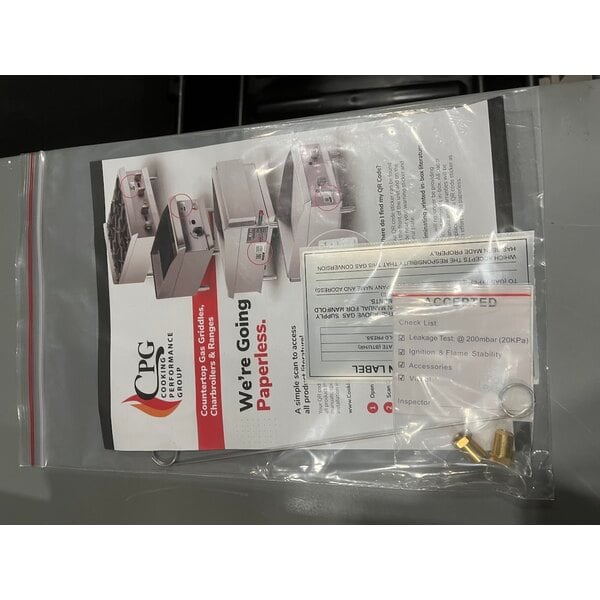 Scratch and Dent Cooking Performance Group GM-CPG-24-NL 24" Gas Countertop Griddle with Manual Controls - 60,000 BTU