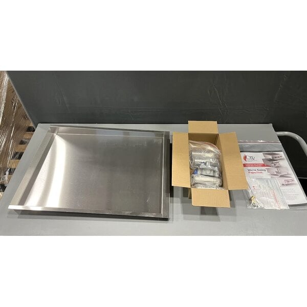 Scratch and Dent Cooking Performance Group GM-CPG-24-NL 24" Gas Countertop Griddle with Manual Controls - 60,000 BTU