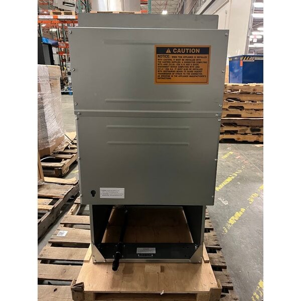 Scratch and Dent MainStreet Equipment Natural Gas 70-100 lb. Stainless Steel Floor Fryer - 150,000 BTU