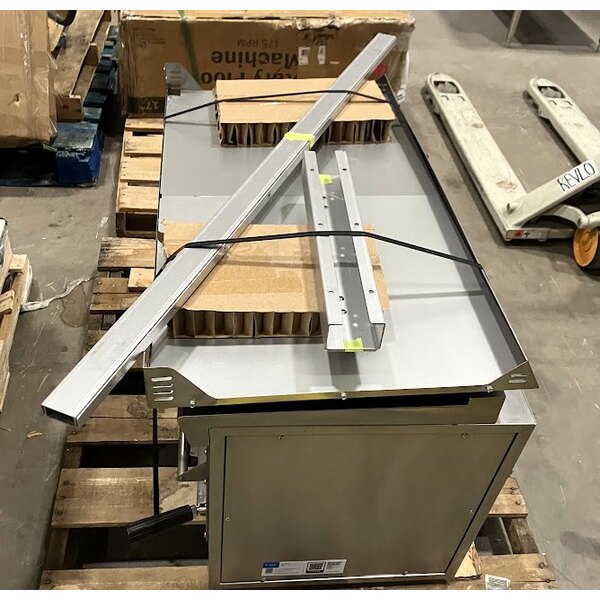 Scratch and Dent Cooking Performance Group S-36-SB-N 36" Natural Gas Infrared Salamander Broiler with 36" Heat Shield and Mounting Brackets - 36,000 BTU