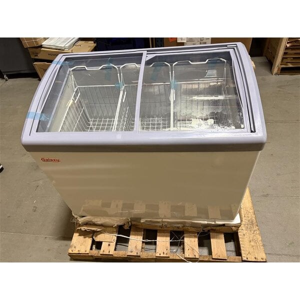 Scratch and Dent Galaxy ICFC9-HC 40 5/8" Curved Top Display Freezer