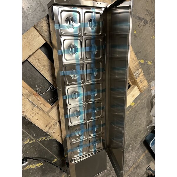 Scratch and Dent Arctic Air ACP63 63" Refrigerated Countertop Condiment Prep Station