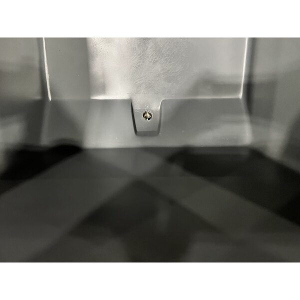 Scratch and Dent CaterGator 125 lb. Capacity Gray Mobile Ice Bin with Flip Lid